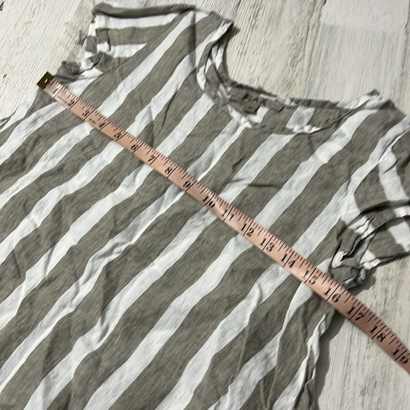 Flax striped linen top size P - Picture 4 of 6